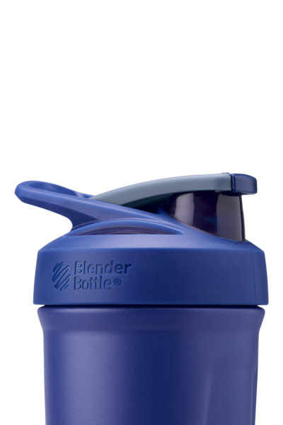 Strada™ shaker bottle with carry loop and StayOpen™ flip-cap for easy access. | filter:all